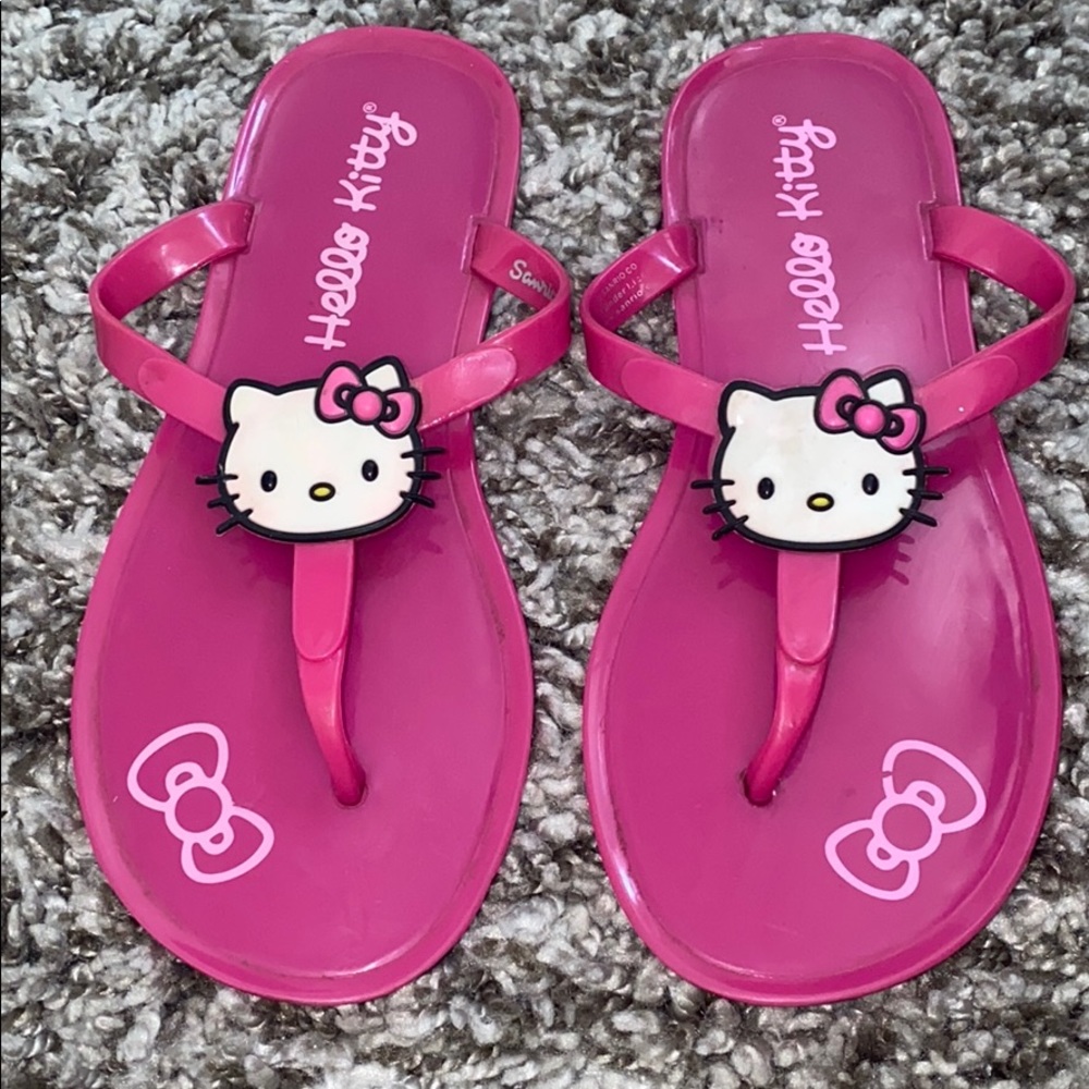 💕🎀Hello Kitty Jelly Slipper Girl size 5